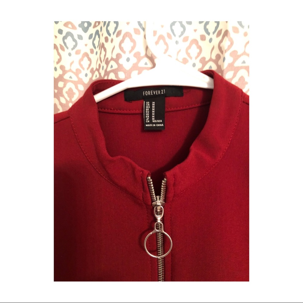 Burnt Orange Zip Up Forever 21 Dress 🎃 - Picture 5 of 5